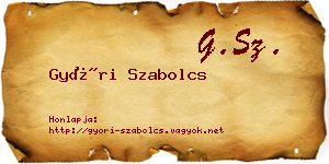 Győri Szabolcs névjegykártya